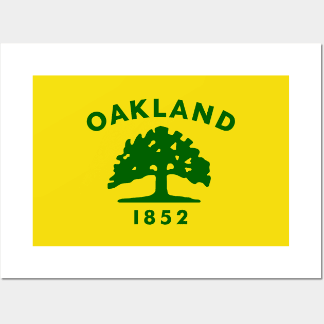 Flag of Oakland Wall Art by brigadeiro